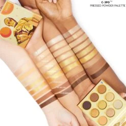 Galaxy Vibes -Colour Pop Shop C3PO PPP Arm Swatches With Product ae222e4f a990 4abe a3ef 71d3598d194c