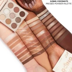 Tone Up 11 Tone Up -Colour Pop Shop Going Coconuts Palette Arm Swatch with Product d9a8064d 0e65 44f9 9b3f eb08853223f1