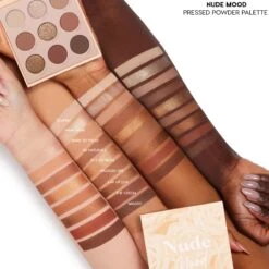 Blushing Nude -Colour Pop Shop Nude Mood Palette Arm Swatch with Product f9c6876c c837 4be7 bc3e b5a2d3e2482f