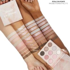 Tutu Cute -Colour Pop Shop Petals En Pointe Palette with Product Arm Swatch 4917e3f4 c620 4cd7 9d73 3b1d0cda83cf