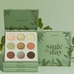 Sage The Day -Colour Pop Shop Sage The Day Palette Into with Leaves