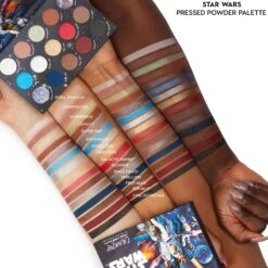 Galaxy Vibes -Colour Pop Shop Star Wars Palette Arm Swatch with Product 042cab8d 3400 4eeb 9dff 685f80d8ce9f
