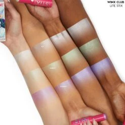 Trix Glow -Colour Pop Shop Winx Lite Stix with Product Arm Swatch